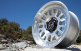 ICON Anza 17x8.5 5x150 25mm Offset 5.75in BS Silver Machined Wheel - 8217855557SM