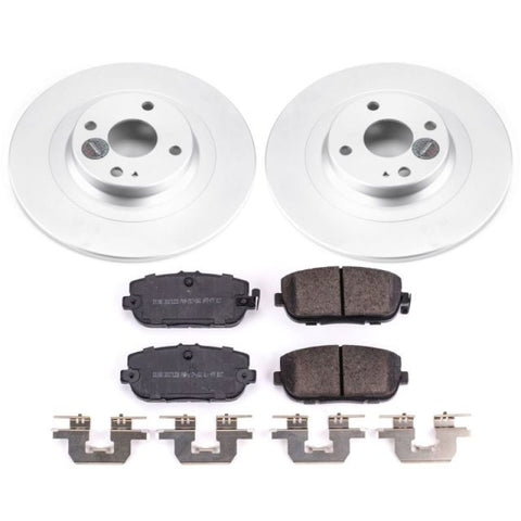 Power Stop 17-19 Fiat 124 Spider Rear Z17 Evolution Geomet Coated Brake Kit - CRK7362