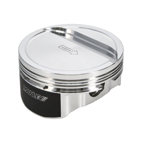 Manley Small Block Chevrolet LS Series 4.130in Bore/-11cc Dish Top Piston Set - 596605C-8