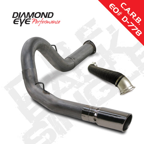 Diamond Eye KIT 5in DPF-BACK SGL w/ TDP SS 07.5-10 Chevy/GMC 6.6L Duramax 2500/3500 - K5131S