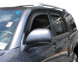AVS 03-09 Toyota 4Runner Ventvisor In-Channel Front & Rear Window Deflectors 4pc - Smoke - 194924