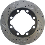StopTech Slotted & Drilled Sport Brake Rotor - 127.66026R