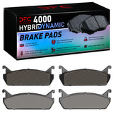 DFC 90-96 Mercury Tracer Rear 4000 Hybridynamic Brake Pads - 4000-0458-00