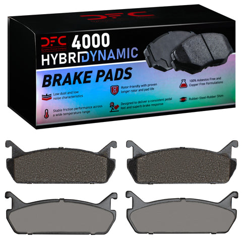 DFC 90-96 Mercury Tracer Rear 4000 Hybridynamic Brake Pads - 4000-0458-00