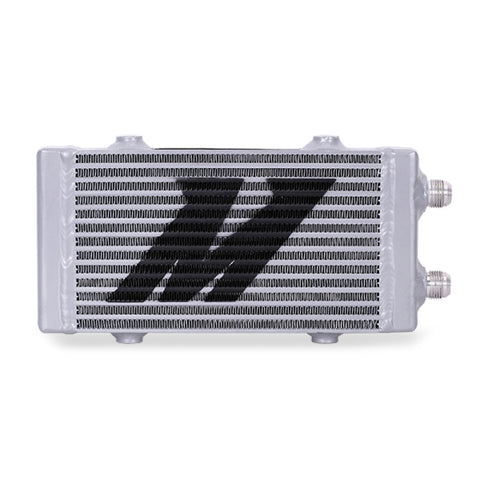 Mishimoto Universal Small Bar and Plate Dual Pass Silver Oil Cooler - MMOC-DP-SSL