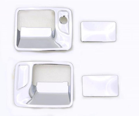 AVS 99-16 Ford F-250 (w/o Passenger Keyhole) Door Handle Covers (2 Door) 4pc Set - Chrome - 685203