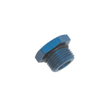 Russell Performance -10 AN Straight Thread Plug (Blue) - 660290