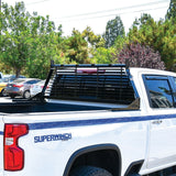 Westin 1999-2018 Chevrolet/Ford/GMC/Toyota Silverado/Sierra 1500/2500/3500 HD Headache Rack - Black - 57-8025