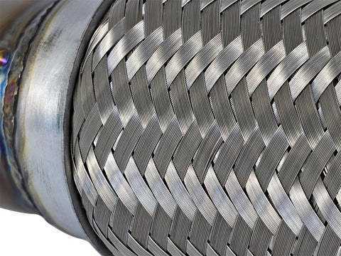 aFe Power Elite Twisted Steel 16-17 Honda Civic I4-1.5L (t) 2.5in Rear Down-Pipe Mid-Pipe - 48-36605