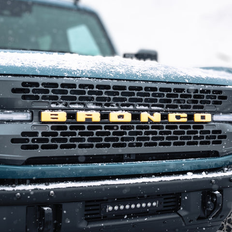 Putco Ford Bronco 21-23 Ford Bronco Emblem (Fits Models w/ Front Camera) - 92852