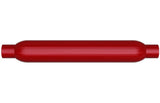 MagnaFlow Muffler Red Pack Series Glasspack 3.5in Rd 12in Body Length 1.75in/1.75in Inlet/Outlet - 13113
