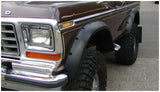 Bushwacker 78-79 Ford Bronco Cutout Style Flares 2pc - Black - 20013-11