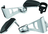 Kuryakyn Passenger Armrests 14-Up Touring and Tri Glide Chrome - 8955
