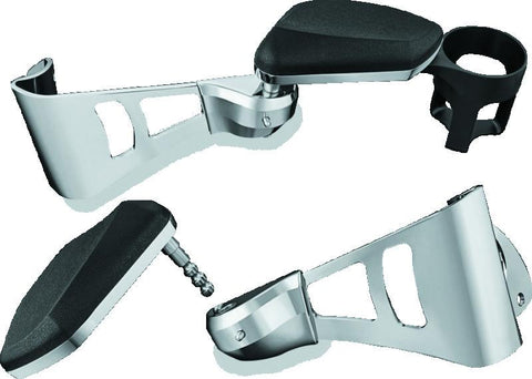 Kuryakyn Passenger Armrests 14-Up Touring and Tri Glide Chrome - 8955