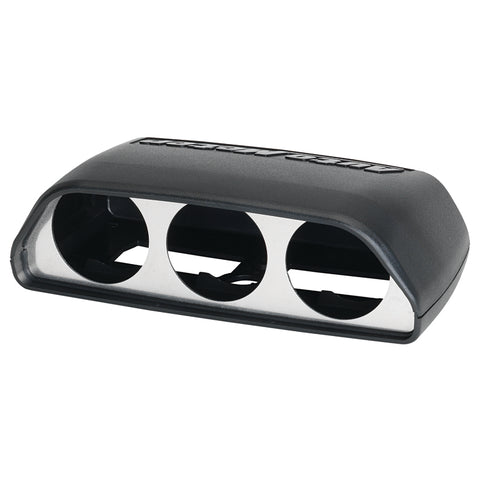 Autometer 08-11 Dodge Challenger Black Triple Dash Pod - 5287