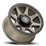 ICON Rebound 17x8.5 8x170 6mm Offset 5in BS 125mm Bore Titanium Wheel - 1817858150TT