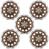 Ford Racing 21-23 Bronco 17x8.0 Wheel Kit -Sinister Bronze - M-1007K-P1780BRN