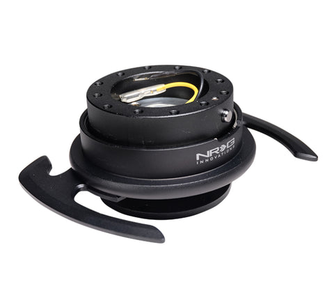 NRG Quick Release Kit Gen 4.0 - Black Body / Black Ring w/ Handles - SRK-700BK