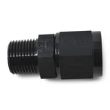 Russell Performance -8 AN Straight Female to 3/8in Male NPT Fitting (Black) - 614217