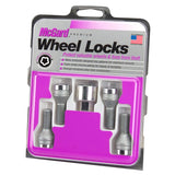 McGard Wheel Lock Bolt Set - 4pk. (Cone Seat) M14X1.5 / 17mm Hex / 29.0mm Shank Length - Chrome - 27181