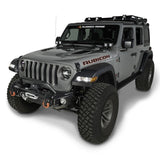 Rugged Ridge 18-20 Jeep Wrangler JL/JT Arcus Front Bumper Set w/ Overrider - 11549.05