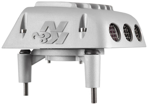 K&N Street Metal Intake System 08-16 Harley-Davidson Shaker Silver H/D Touring Models - RK-3951S