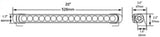 Hella LED Lamp Light Bar 9-33V 470/19in PEN MV ECE - 958130012