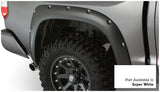 Bushwacker 16-18 Toyota Tundra Fleetside Pocket Style Flares 4pc 66.7/78.7/97.6in Bed - Super White - 30918-13