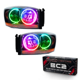 Oracle 06 Dodge Ram SMD HL - Black - ColorSHIFT w/ BC1 Controller - 7033-335
