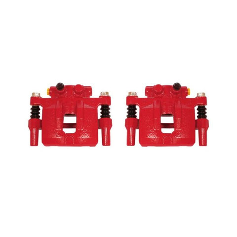 Power Stop 11-14 Chrysler 200 Rear Red Calipers w/Brackets - Pair - S5038