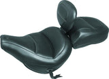 Mustang 08-20 Harley Electra Glide,Rd Glide,Rd King Tripper Fastback 1PC Seat w/Diam Stitch- Black - 75224