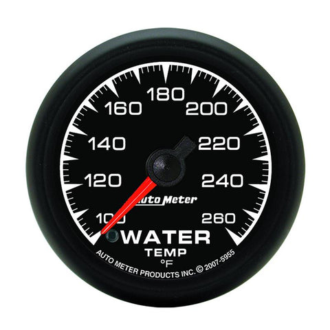 Autometer ES 52.4mm 100-260 deg. F Water Temperature Gauge - 5955