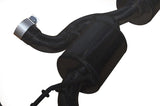 Injen 07-17 Jeep Wrangler JK 3.6L/3.8L 63mm Stealth Black Axle-back Exhaust w/ 4in Black Tips - SES5004BLK