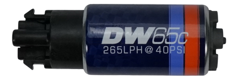 DeatschWerks 265 LPH DW65C Series Compact Fuel Pump w/ Mounting Clips - 9-652