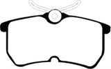 EBC 13+ Ford Fiesta 1.6 Turbo ST Ultimax2 Rear Brake Pads - UD886