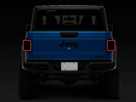 Raxiom 20-23 Jeep Gladiator JT LED Tail Lights- Blk Housing (Smoked Lens) - JG8026