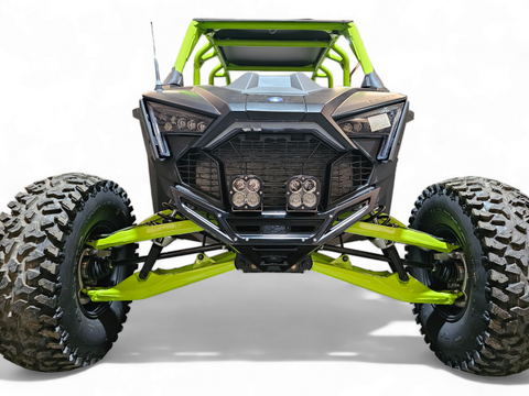 Elektric Offroad 2022-2025 Polaris Rzr Pro R/ Pro S/Turbo R Billet Front Winch Bumper Anodized Black - FWB610030