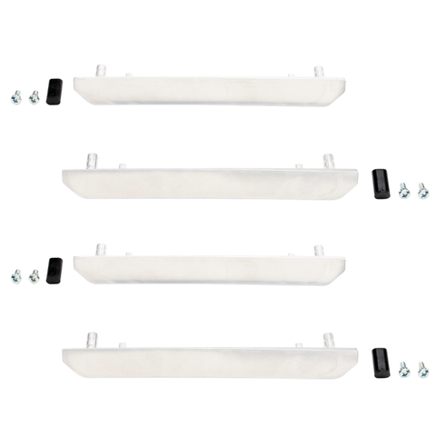 Wehrli 2020+ GMC 2500/3500HD Fender Flare Marker Light Delete Kit w/o Logo - Raw Finish - WCF100391