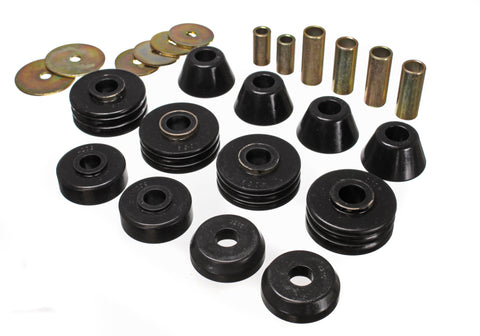 Energy Suspension GM Cab Mount Set - Black - 3.4108G