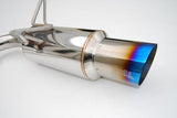 Invidia 08-11 STi Hatch / 11 WRX Hatch Dual N1 Single Layer Titanium Tipped Cat-back Exhaust - HS08STIGTT