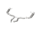 MagnaFlow Axle Back, SS, 3in, Competition, Dual Split Polished 4.5in Tip 2015 Ford Mustang GT V8 5.0 - 19103