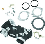 S&S Cycle 2006+ BT Size Code 398 Throttle Body Kit - Wrinkle Black - 170-0347