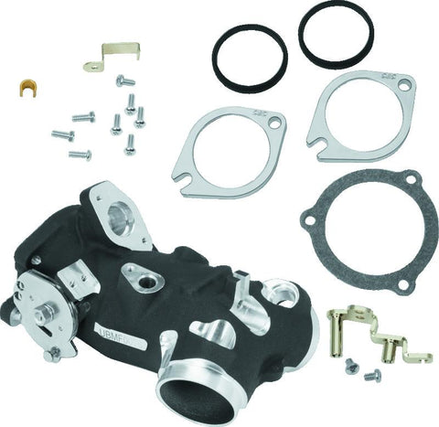 S&S Cycle 2006+ BT Size Code 398 Throttle Body Kit - Wrinkle Black - 170-0347