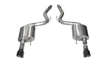 Corsa 2015-2017 Ford Mustang GT 5.0 3in Axle Back Exhaust Black Dual 4.5in Tip Sport - 14326BLK