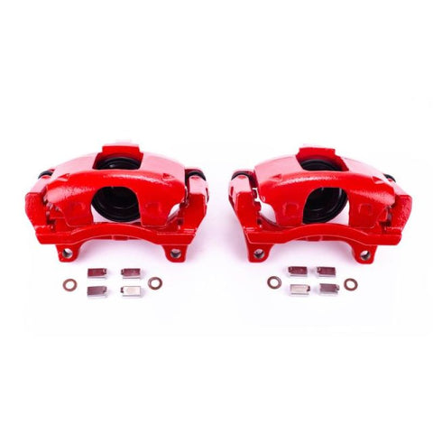 Power Stop 09-12 Dodge Journey Front Red Calipers w/Brackets - Pair - S5044A