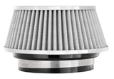 Spectre Adjustable Conical Air Filter 2-1/2in. Tall (Fits 3in. / 3-1/2in. / 4in. Tubes) - White - 8168