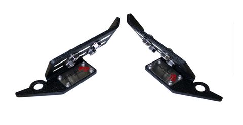 Fishbone Offroad 2021+ Ford Bronco Foot Pegs - Black - FB21357