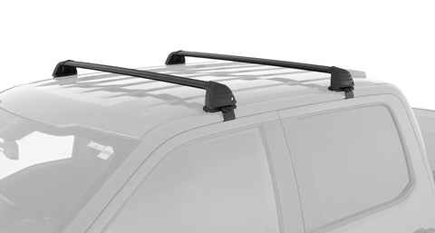 Rhino-Rack 04-08 Ford F150 Supercrew Vortex ROC25 Flush 2 Bar Roof Rack - Black - RV0648B