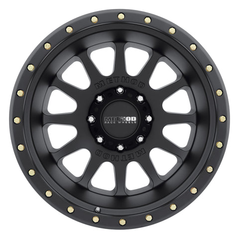 Method MR605 NV 20x9 -12mm Offset 8x170 124.9mm CB Matte Black Wheel - MR60529087512N