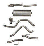 Corsa 19+ GM Silverado/Sierra 5.3L V8 3in Dual Rear Exit 157in Wheelbase Catback - Sport (No Tips) - 21043